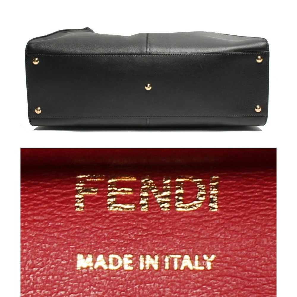 Fendi Tote Peekaboo Shoulder Bag Leather - Picture 4 of 6